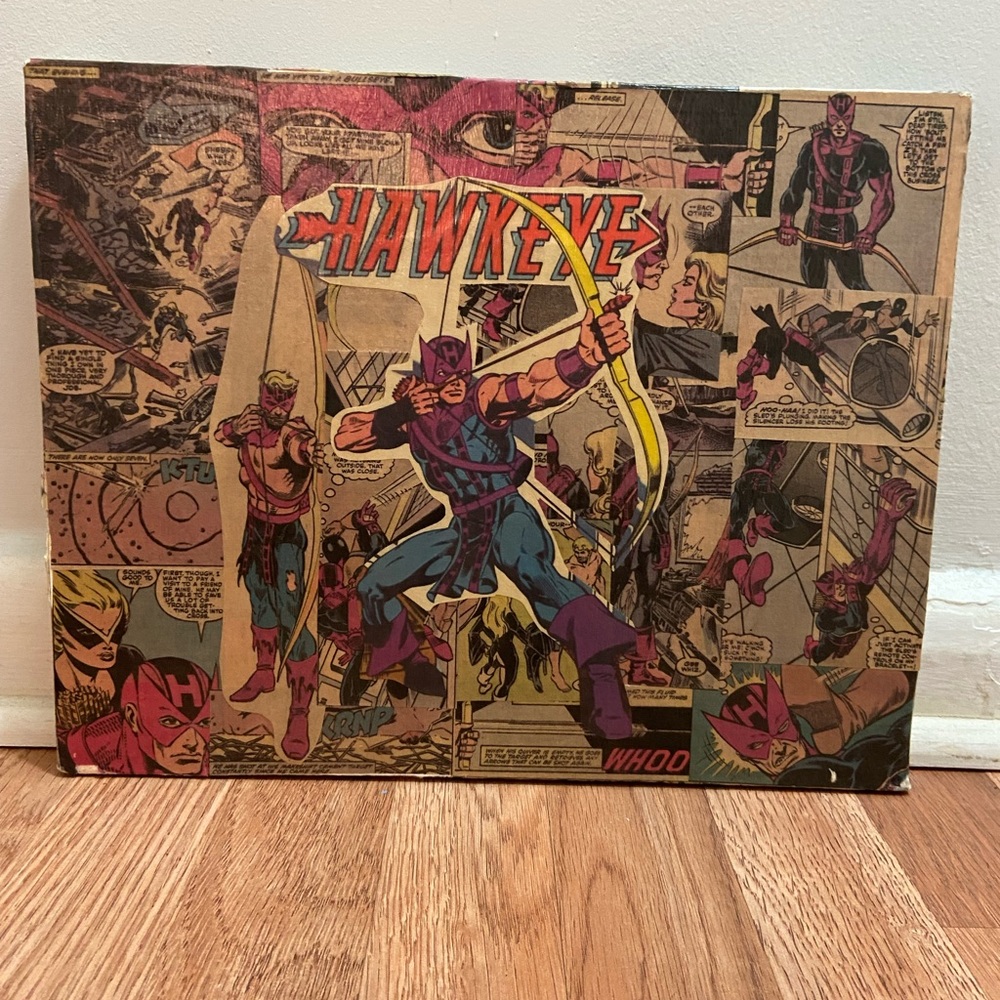Vintage Rare Hawkeye Wall Art